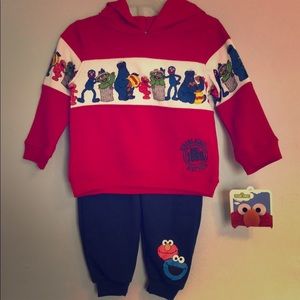Sesame Street sweatsuit